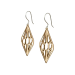 Download an image for Gallery viewing, Diamond 3D earrings
