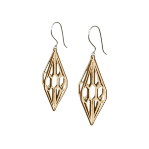 Diamond 3D earrings
