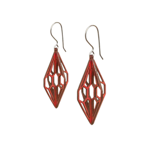 Diamond 3D earrings