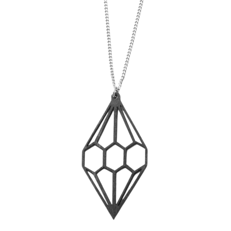 Diamond 2D necklace