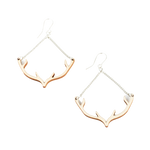 Download an image for Gallery viewing, Horn swing earrings

