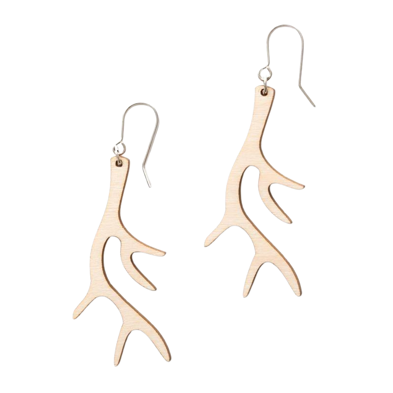 Antler earrings