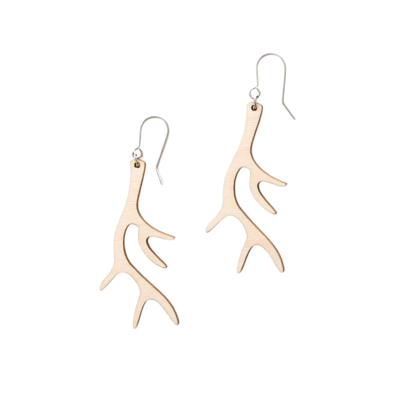 Antler earrings