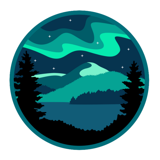 Aurora Sky - kangasmerkki