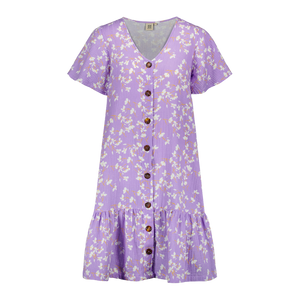 Frill Button Dress