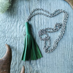 Download an image for Gallery viewing, Tassel necklace
