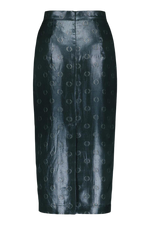 Lataa kuva Galleria-katseluun, O-logo Sequin Jacquard Pencil Skirt
