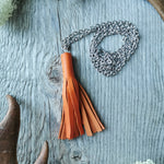 Download an image for Gallery viewing, Tassel necklace
