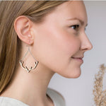 Download an image for Gallery viewing, Horn swing earrings
