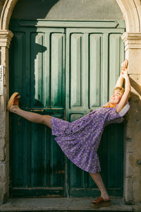 Frill Button Dress
