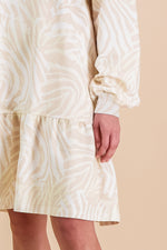 Download an image for Gallery viewing, Ruffle Sweatshirt Dress
