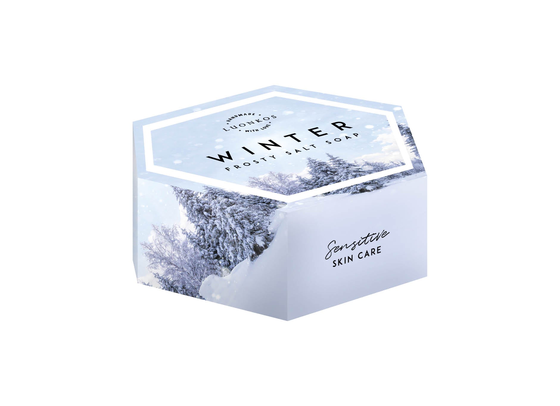 Winter Frosty salt soap