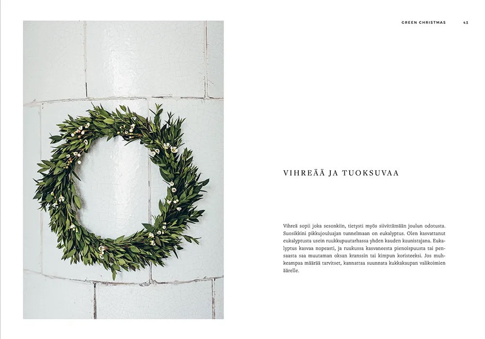 Green Christmas – Wreaths and flower arrangements